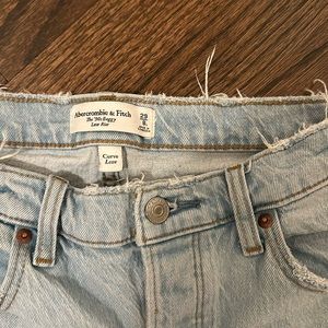 Abercrombie 90s baggy low rise jeans curve love